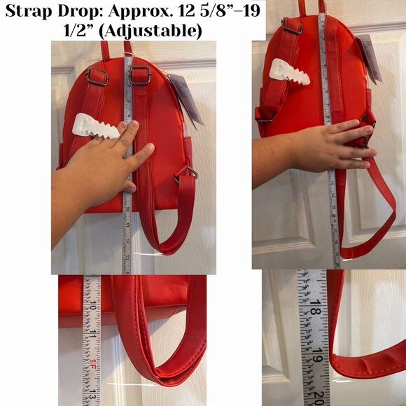 Strawberry Shortcake Loungefly Mini Backpack Wheelbarrow NWT Red main image 12